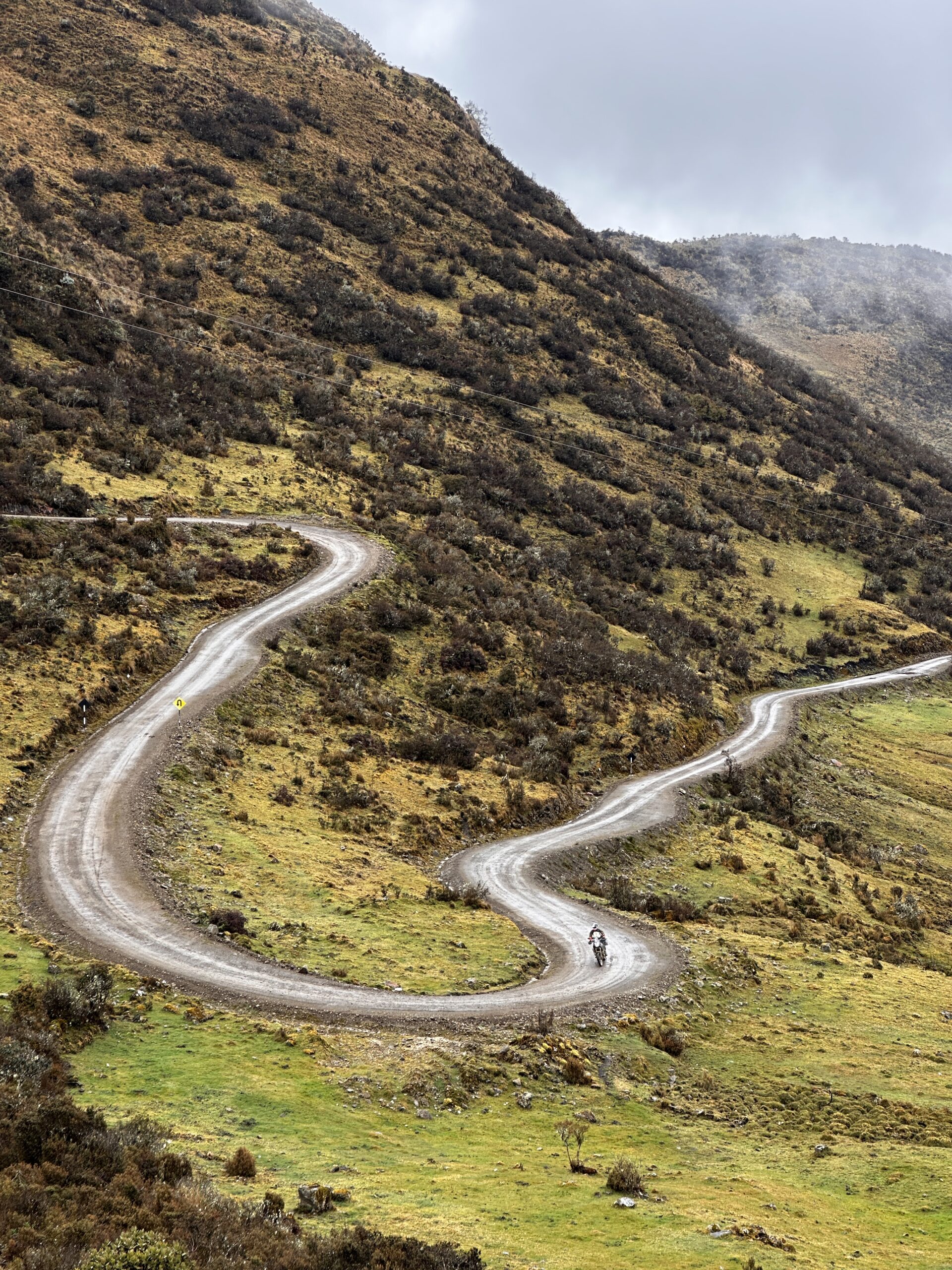 Andes mountain pass