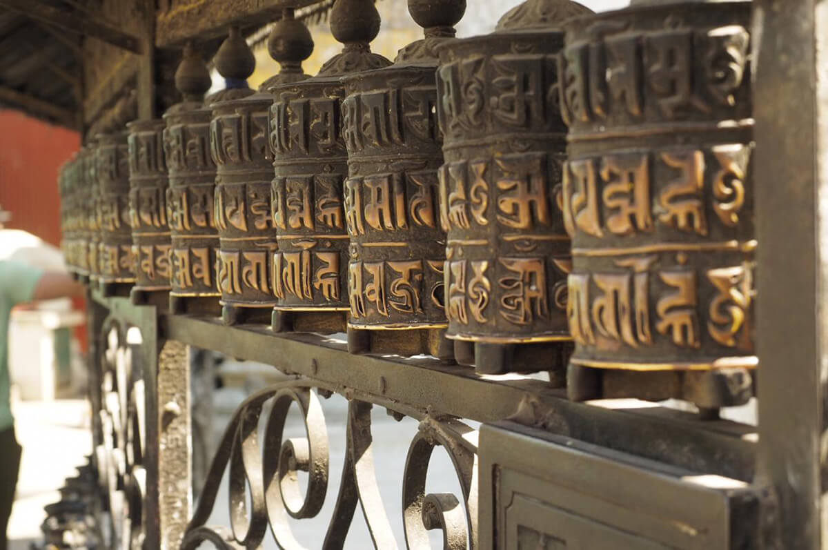 Prayer wheels Nepal